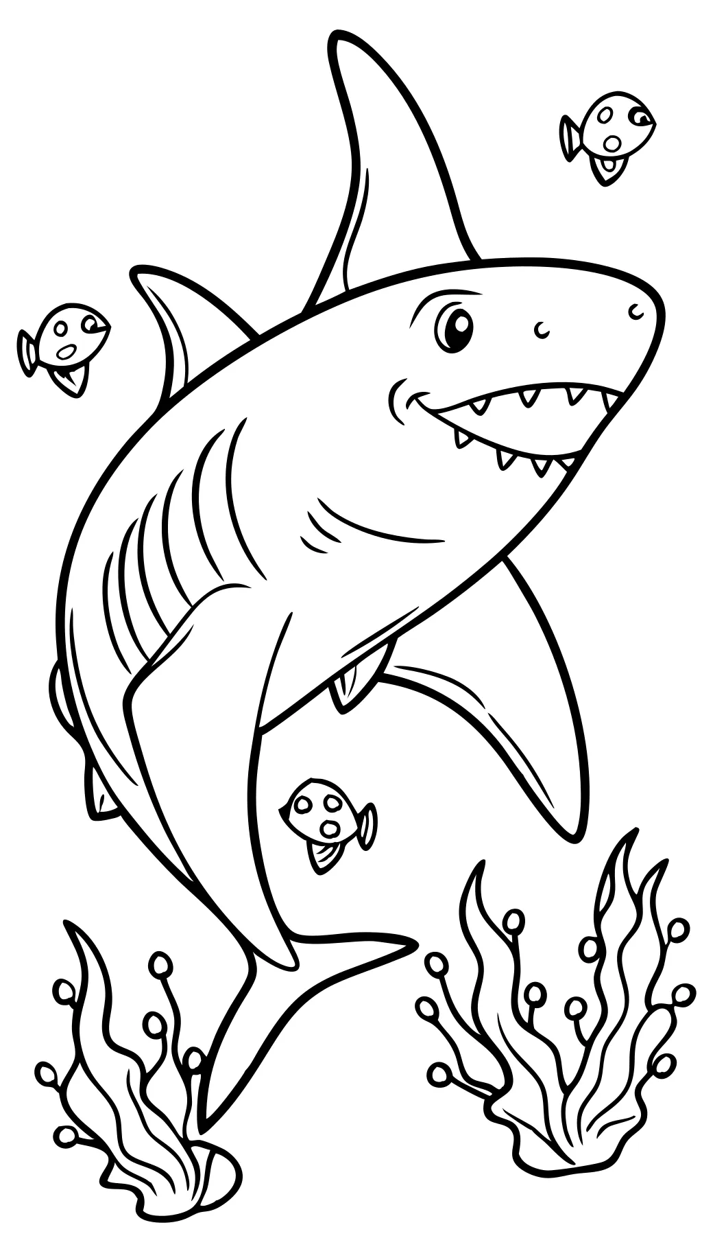 coloriages de requin taureau